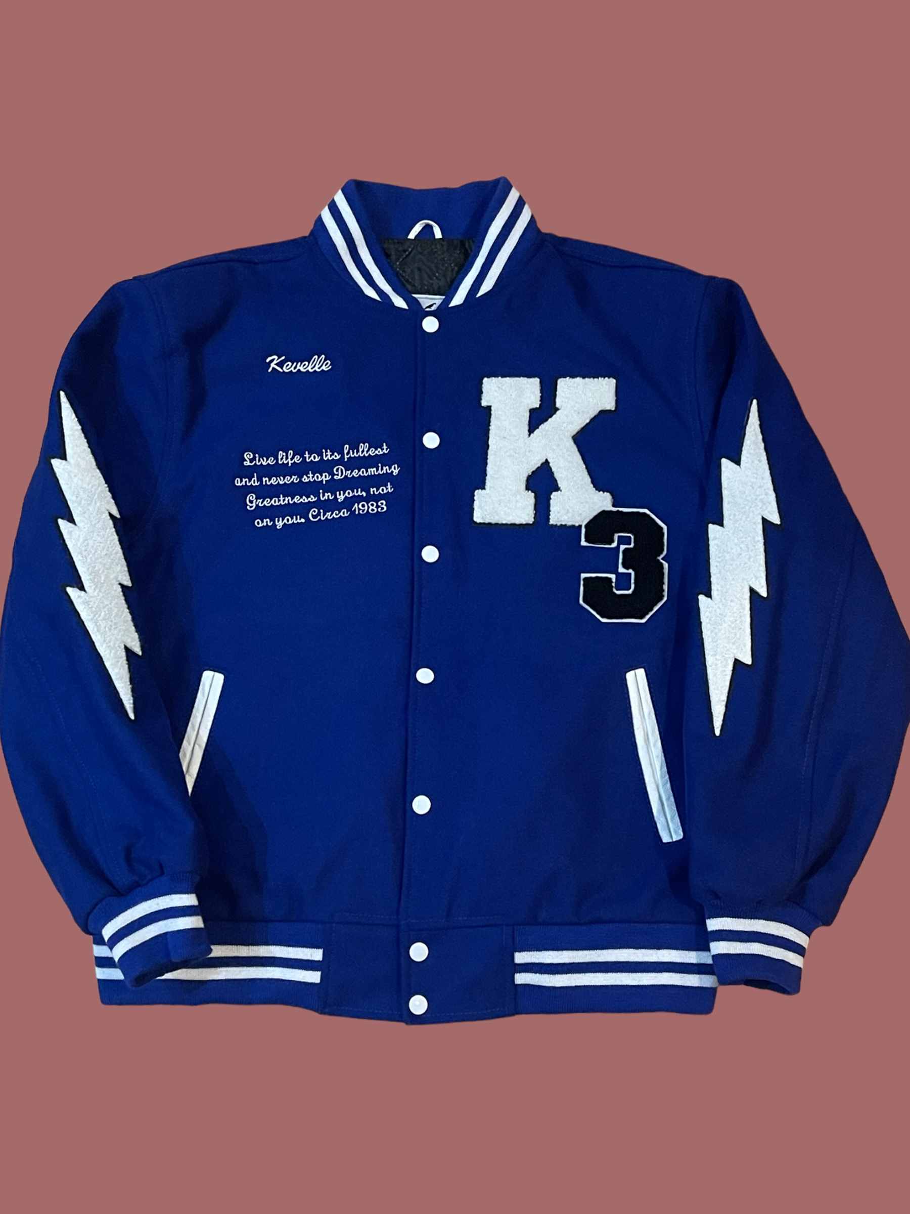 Sanrio Kawaii Mart Denim Varsity Jacket - BoxLunch Exclusive | BoxLunch